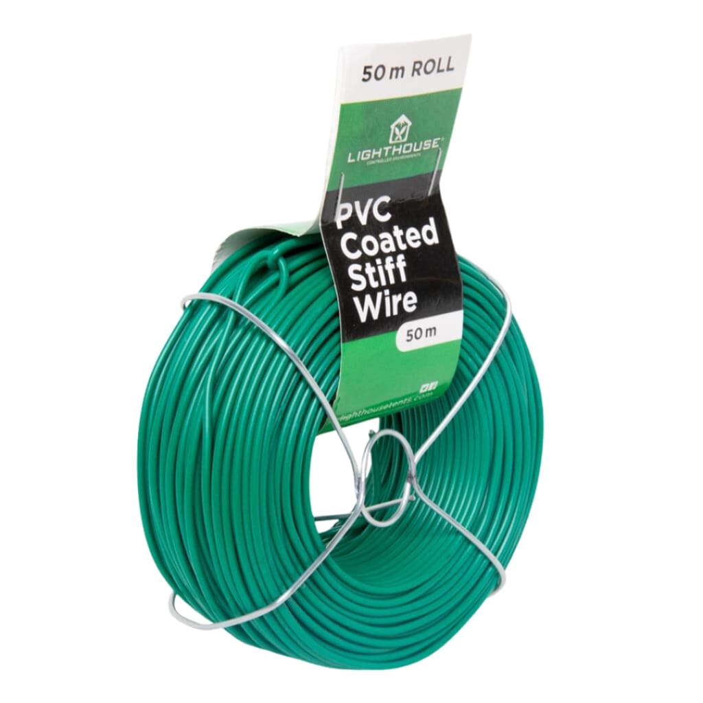 50 m pvc coated stiff wire
