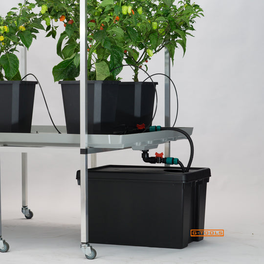 Automatic irrigation kit eb & flow tray 1,1 x 1 mtr