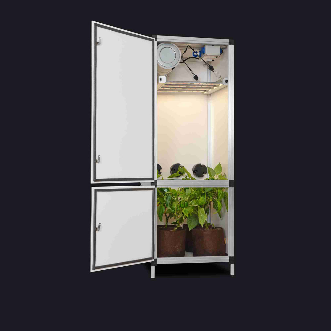 Growbox (0,35m2) Clima Cabinet + 170 Watt Dimmable LED Growlight