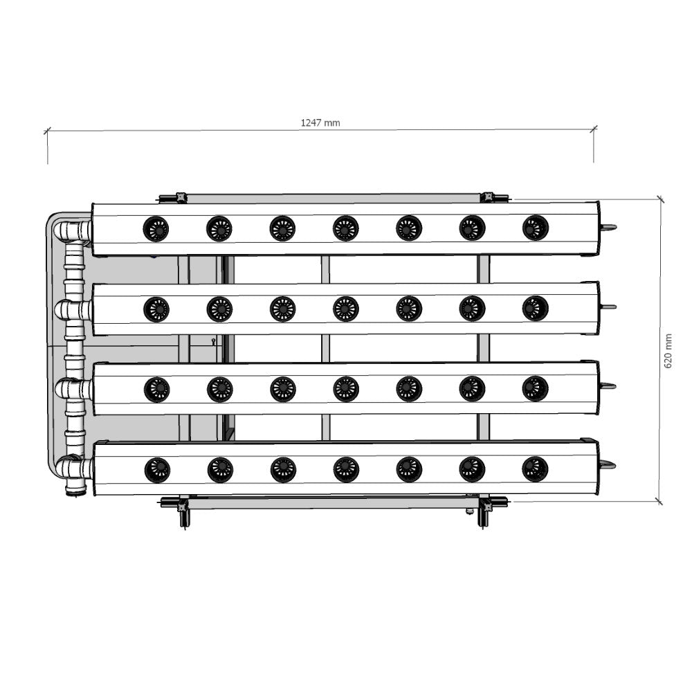 NFT Hydroponics System