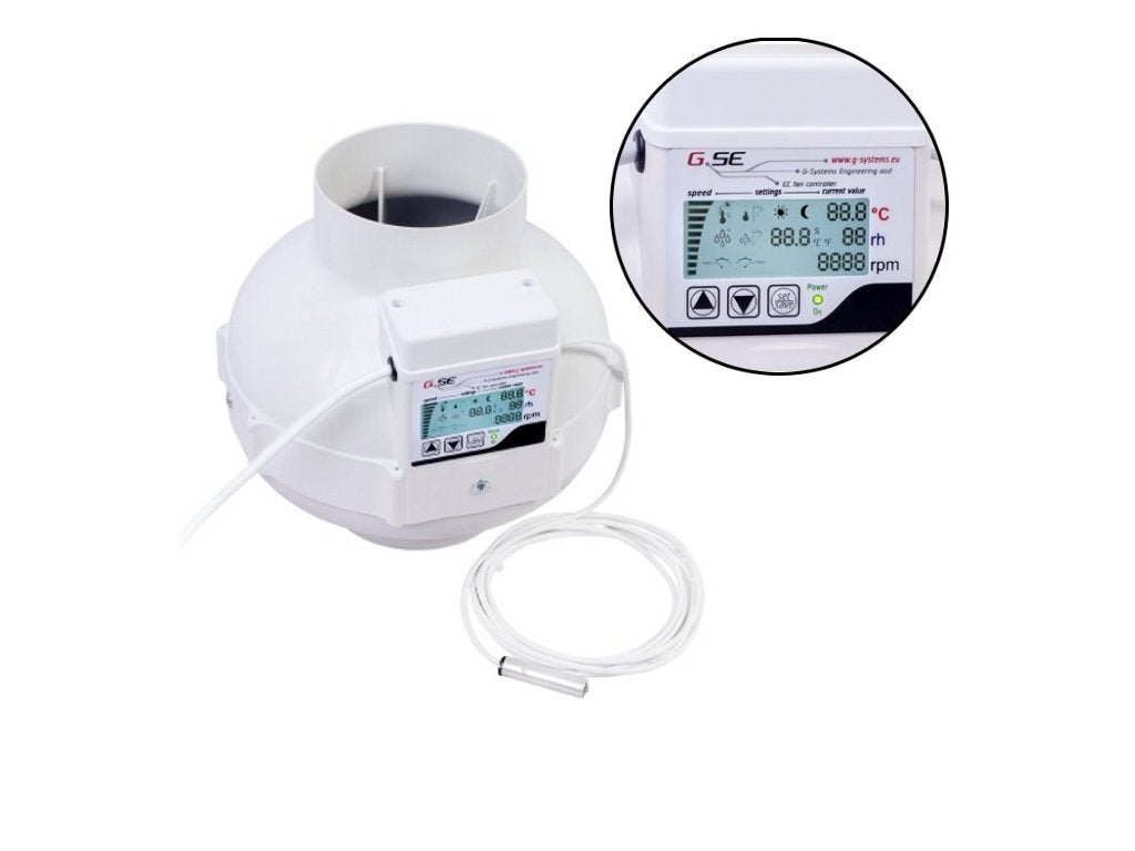 GSE EC-ventilator – Digital temperatur/fugtighed