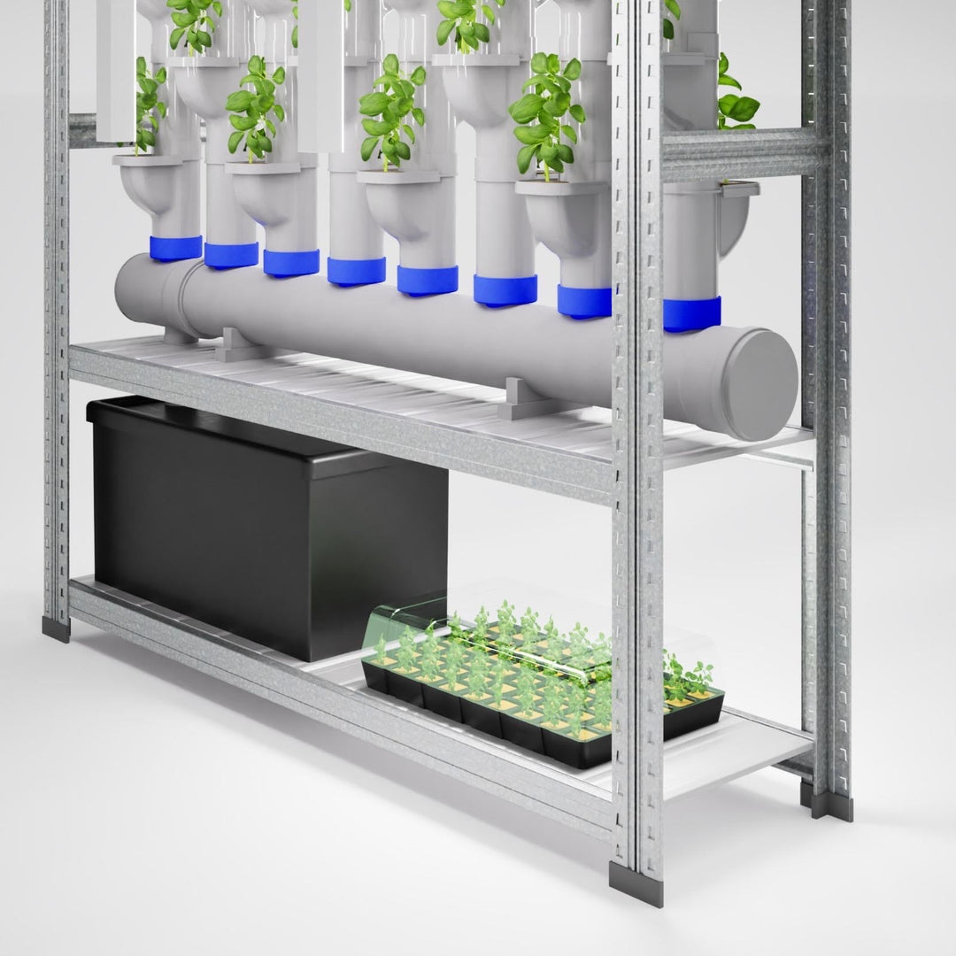 Vertical NFT Hydroponics: A Space-Saving, High-Yield Solution