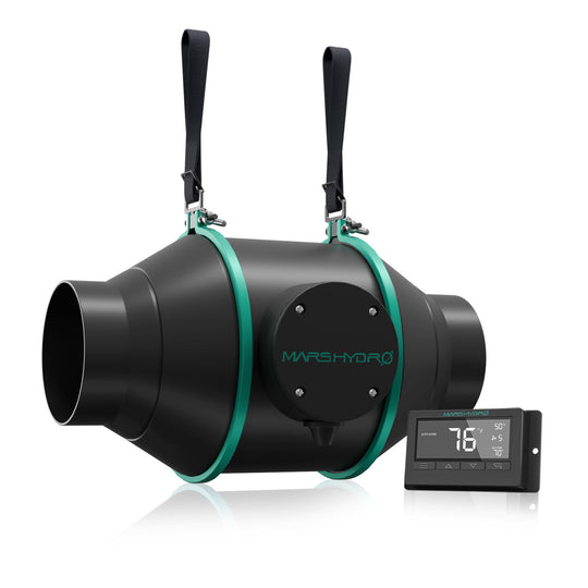 (100mm) Inline Duct Fan with Thermostat Controller