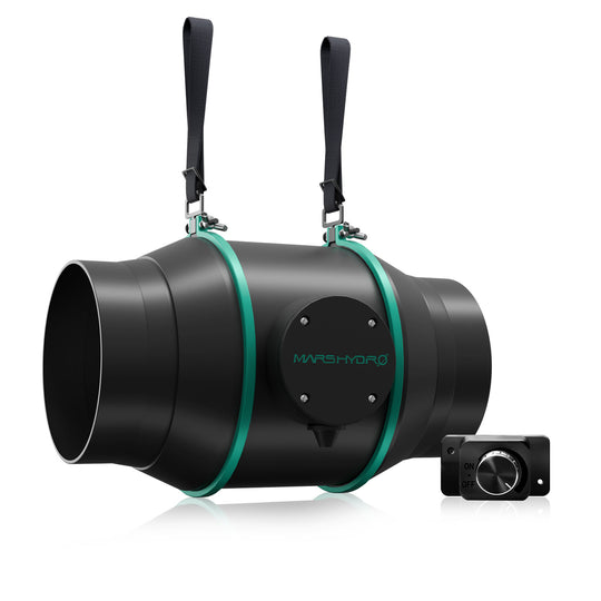 Mars Hydro 6″ (150mm) Inline Duct Fan with Speed Controller