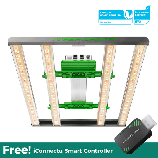 Mars Hydro EVO 300W Full Spectrum LED Grow Light For 100x100cm Grow Tent