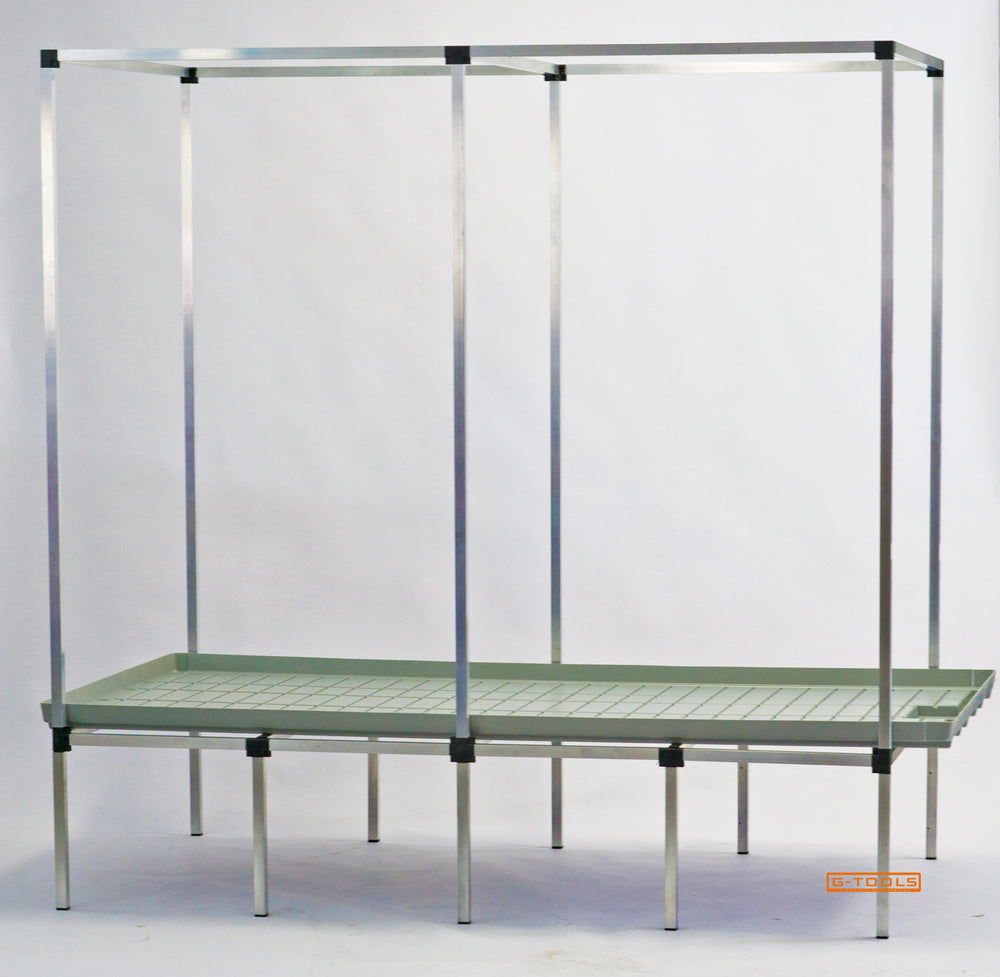 Grow table for eb & flow tray 2 x 0,63 mtr inc. mounting bracket