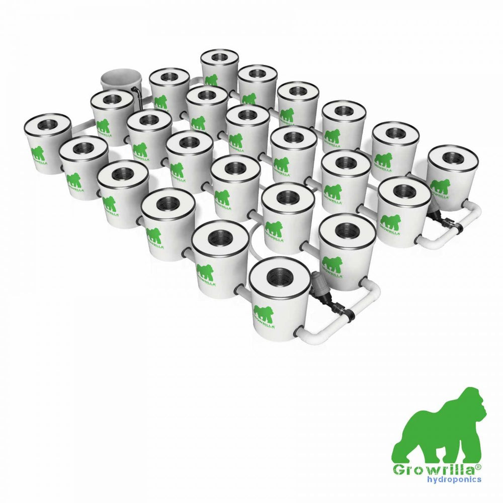 HYDROPONICS System RDWC PRO 24 POTS 4 ROWS