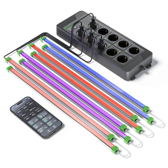 iHub Pro + ADlite UV 55 + IR 30 + Red55 + Blue55 90 cm Supplemental LED Grow Light Kit