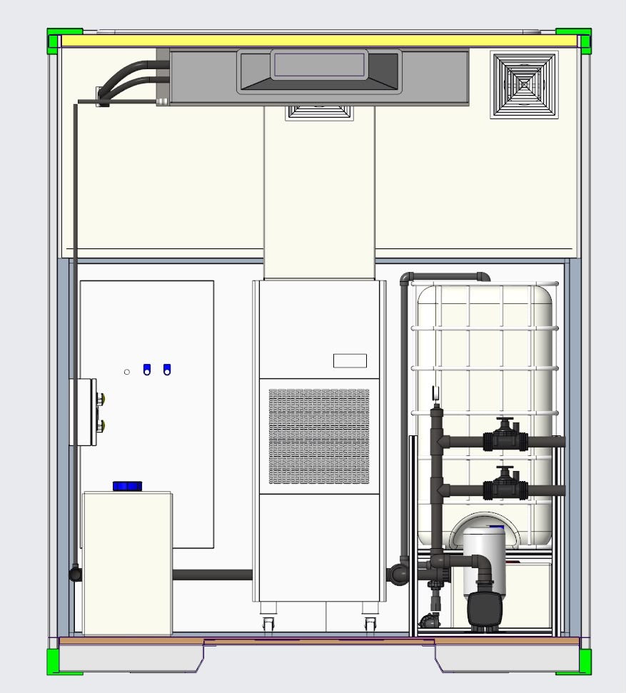 Fully Automated 40 Foot Shipping Container Vertical Farm