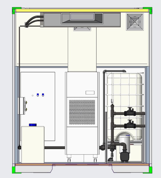 Fully Automated 40 Foot Shipping Container Vertical Farm