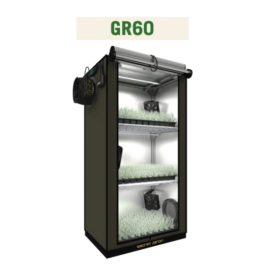 60x40x116 cm – Fully equipped grow kit