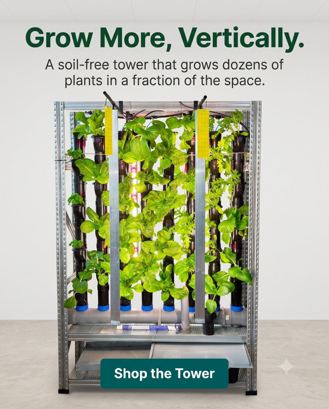 Hydroponic Grow System 64 Plant System
