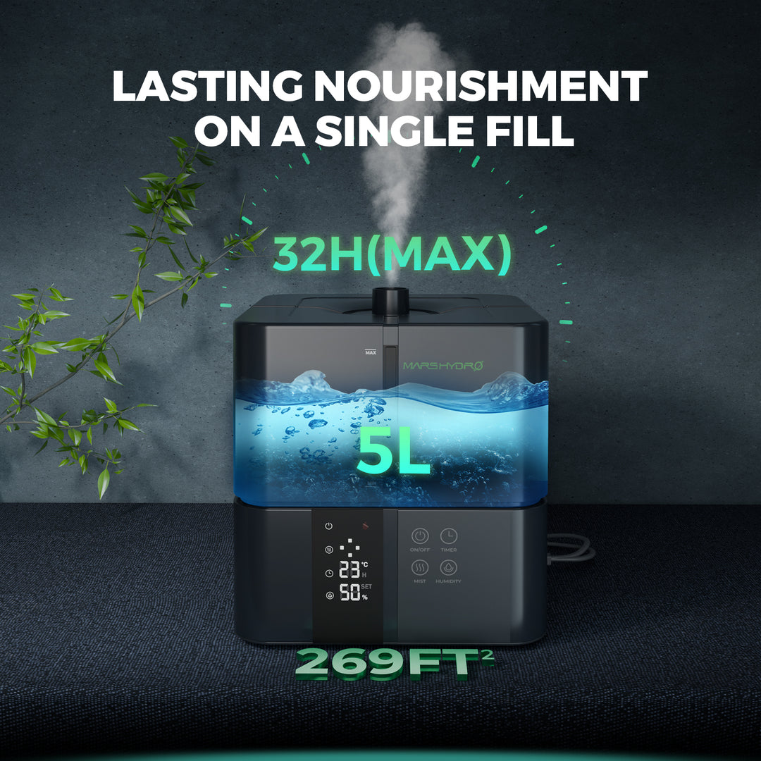 5L Humidifier with VPD Humidity Controls for Grow Tent