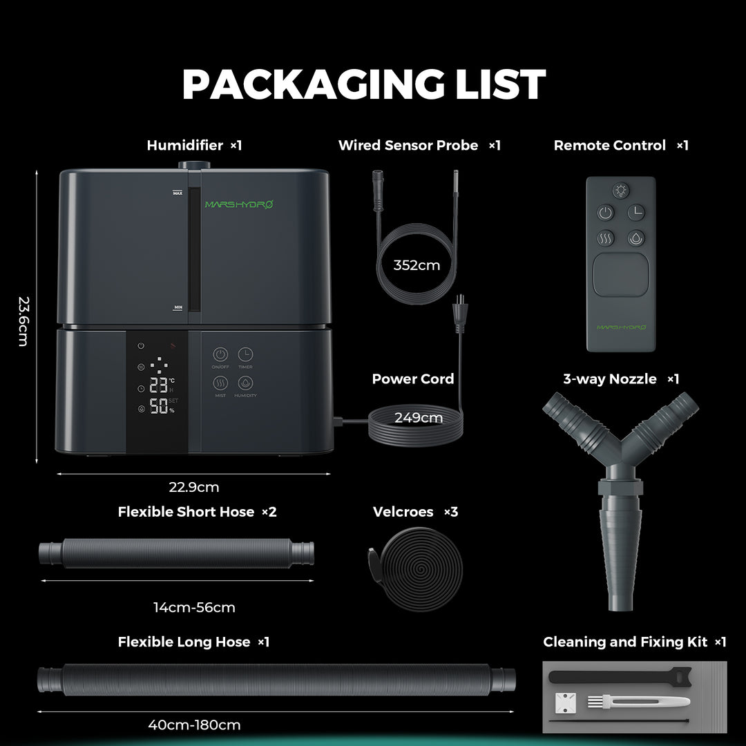 5L Humidifier with VPD Humidity Controls for Grow Tent