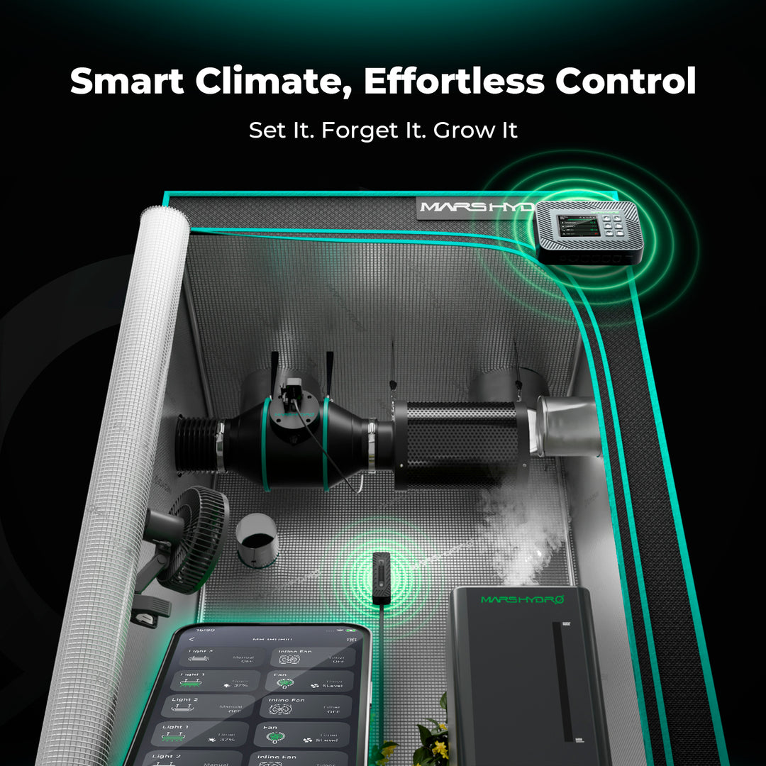 iControl Smart Grow Room Controller WiFi App Control for Lights, Temperature, Humidity and VPD