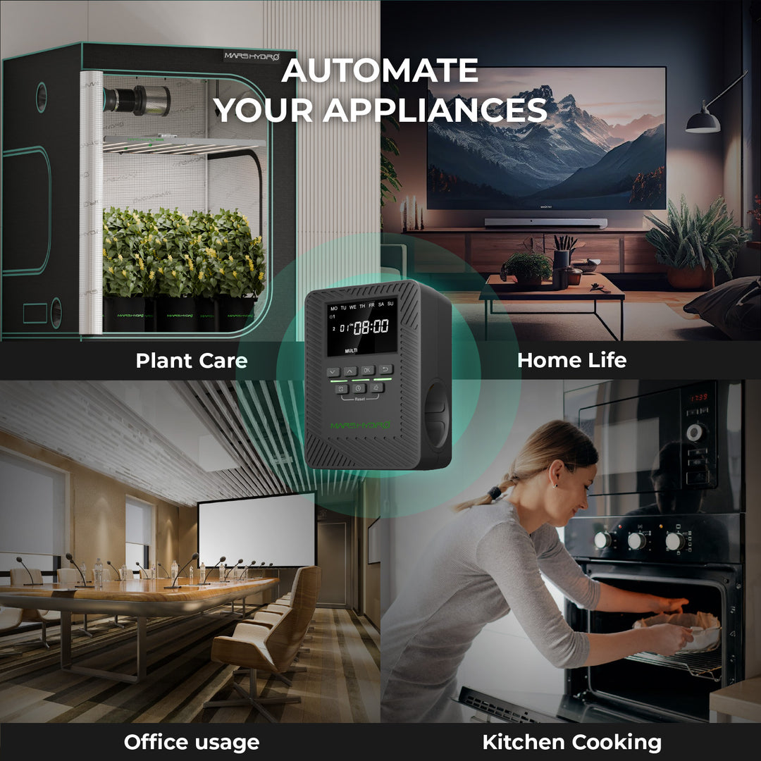 iTime 2-in-1 Smart Timer – Dual Plug, App Remote Control & Flexible Scheduling